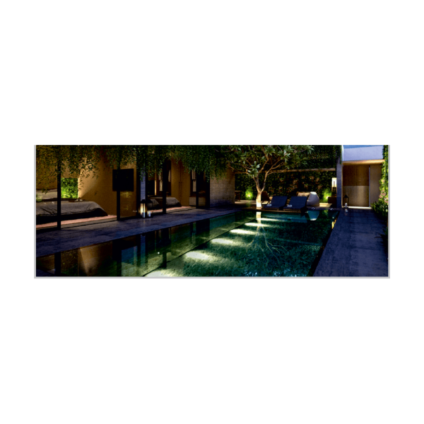 AL 3095 Stainless Steel Recessed Pool Light (40 mm Pipe)