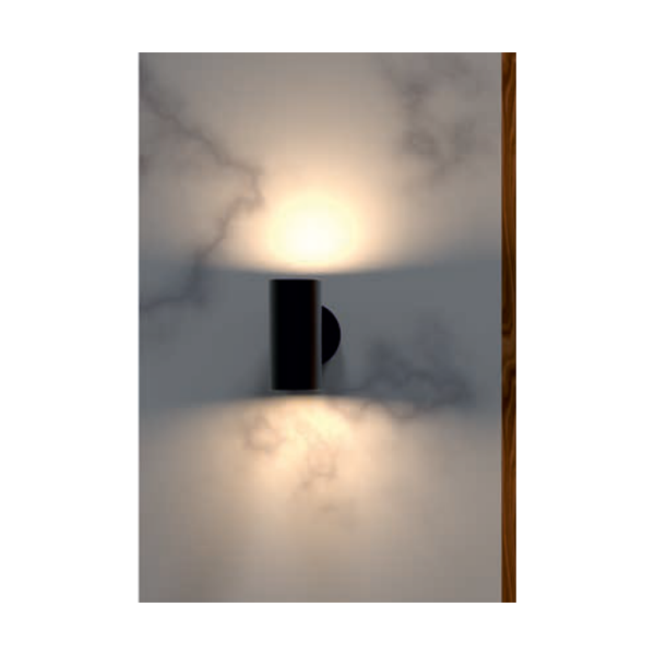 AL 3265 Round One-Way Stainless Steel Outdoor Wall Light