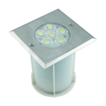 AL 3075 Square In-Ground Recessed Garden Light (125 mm, IP67)