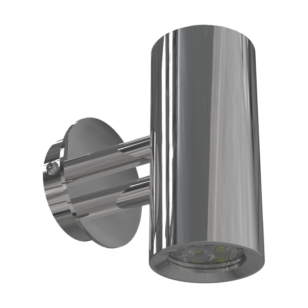 AL 3275 Round Two-Way Stainless Steel Outdoor Wall Light