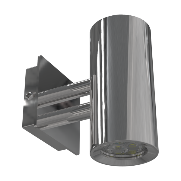 AL 3275 Square Two-Way Stainless Steel Outdoor Wall Light